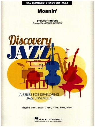 Moanin' for big band (jazz ensemble) score and parts