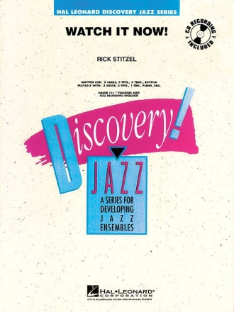 Rick Stitzel, Watch It Now! Big Band Partitur + Stimmen
