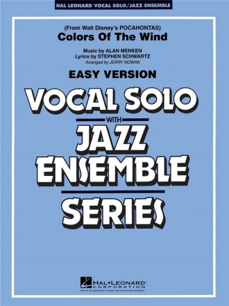 Colors of The Wind for vocal solo and jazz ensemble score