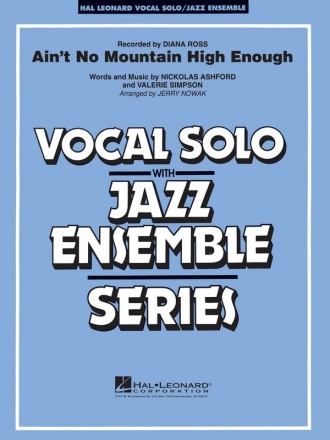 Ain't No Mountain High Enough for Vocal Solo and Jazz Ensemble score and parts