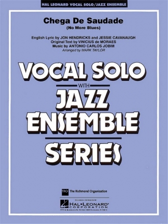 Chega de Saudade for vocal solo and jazz ensemble score