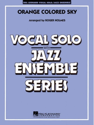 Orange Colored Sky for vocal solo and jazz ensemble score and parts