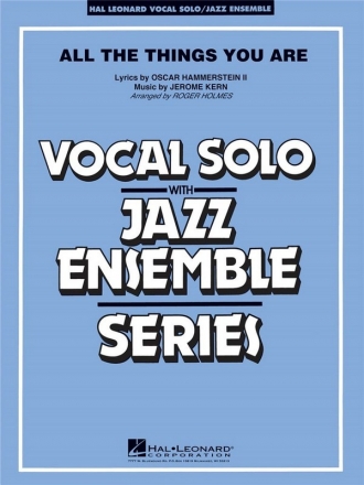 Jerome Kern, All the Things You Are Vocal Solo and Jazz Ensemble Partitur