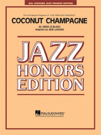 D. Di Blasio, Coconut Champagne Big Band Partitur