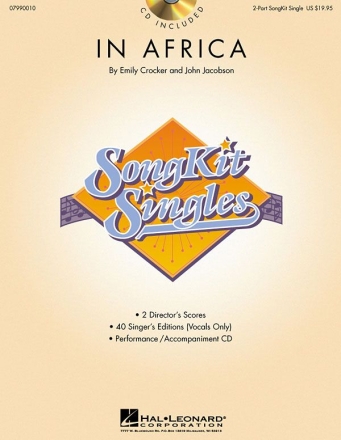 Emily Crocker_John Jacobson, In Africa SongKit Single 2-Part Choir Partitur + CD