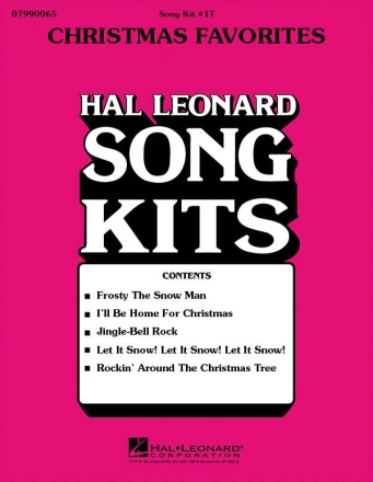 Christmas Favorites Song Kit #17 Unison or 2-part Vocal Stimmen-Set