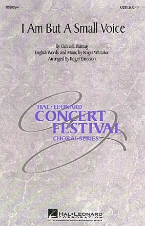 Odina E. Batnag, I Am But a Small Voice SATB Chorpartitur