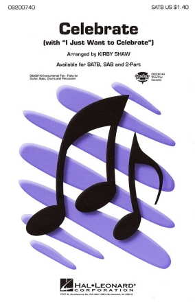Celebrate SATB Chorpartitur