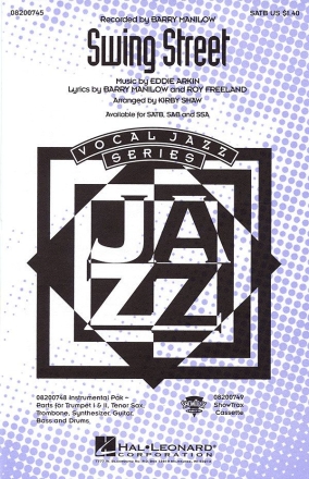 Barry Manilow_Eddie Arkin_Roy Freeland, Swing Street SATB Chorpartitur