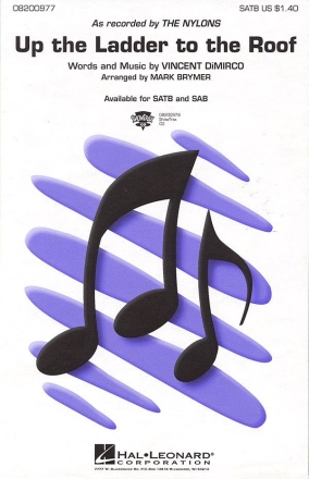 Vincent DiMirco, Up the Ladder to the Roof SATB Chorpartitur