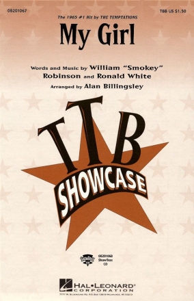 Ronald White_Smokey Robinson, My Girl TTB Chorpartitur