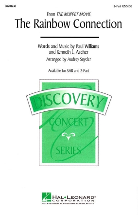 Kenneth L. Ascher_Paul Williams, The Rainbow Connection 2-Part Choir Chorpartitur