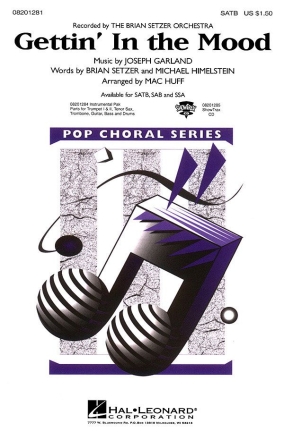 Gettin' in the Mood for mixed choir and piano choral score