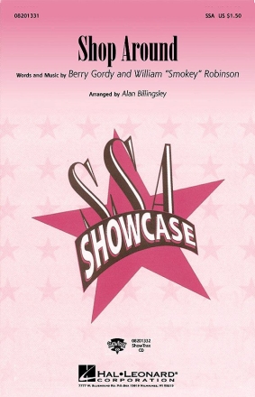 Berry Gordy, Shop Around SSA Chorpartitur
