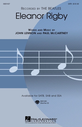 Eleanor Rigby for mixed chorus and piano vocal score