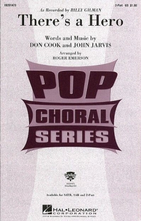 Don Cook_John Jarvis, There's a Hero 2-Part Choir and Piano Chorpartitur