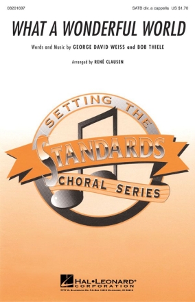What a wonderful world SATB and Piano Chorpartitur
