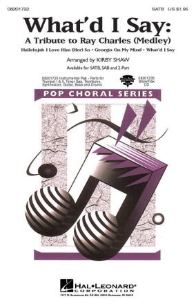 What'd I Say - A Tribute to Ray Charles (SATB) SATB and Piano Chorpartitur