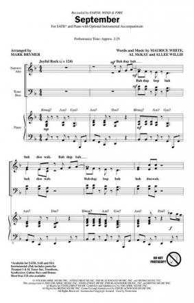 September Chor CD