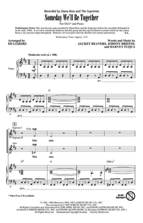 Someday We'll Be Together Chor CD
