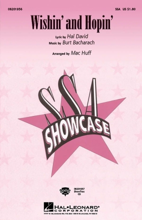 Burt Bacharach, Burt Bacharach SSA and Piano Chorpartitur