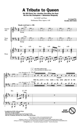 A Tribute to Queen (Medley) Chor CD