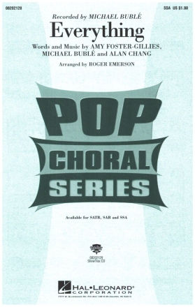 Everything for female chorus and piano score
