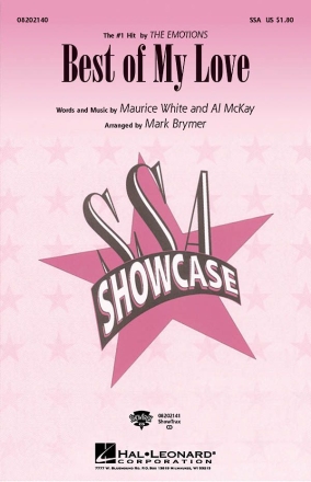 Al McKay_Maurice White, Best of My Love SSA Chorpartitur