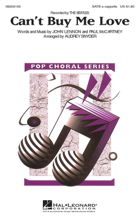 Can't Buy Me Love SATB Chorpartitur