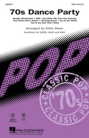 7s Dance Party SATB Chorpartitur
