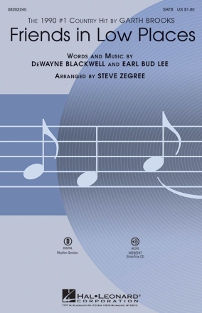DeWayne Blackwell_Earl Bud Lee, Friends in Low Places SATB Chorpartitur