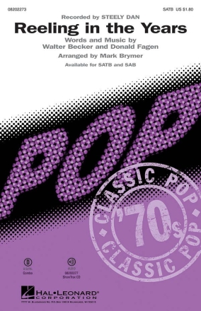 Reeling in the Years SATB and Piano Chorpartitur