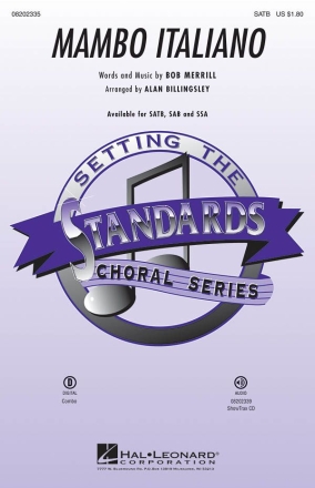 Bob Merrill, Mambo Italiano SATB and Piano Chorpartitur