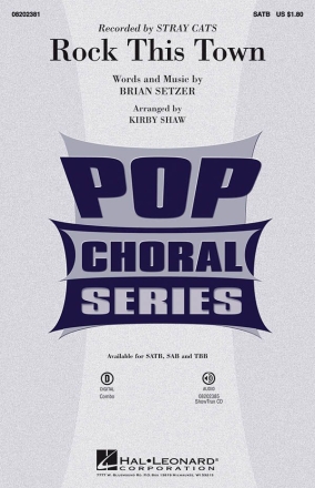 Brian Setzer, Rock This Town SATB Chorpartitur