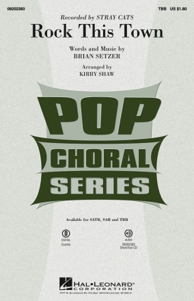 Brian Setzer, Rock This Town TBB Chorpartitur