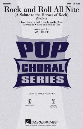 Rock and Roll All Night SATB Chorpartitur