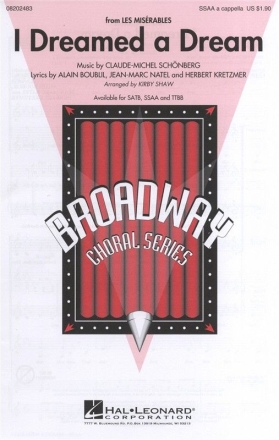 I Dreamed A Dream SSAA Chorpartitur