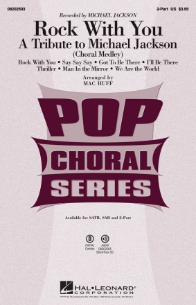 Rock with You - A Tribute to Michael Jackson 2-Part Choir Chorpartitur