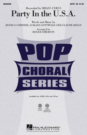 Party in the U.S.A. SATB Chorpartitur