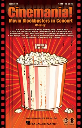 Cinemania! Movie Blockbusters in Concert SATB Chorpartitur
