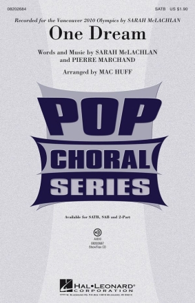 Pierre Marchand, One Dream SATB Chorpartitur