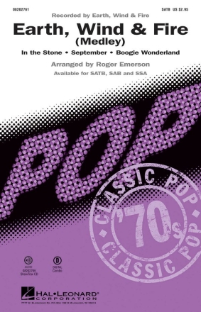 Earth, Wind & Fire SATB Chorpartitur