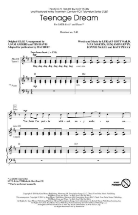 Teenage Dream Chor CD