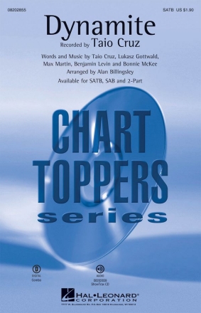 Dynamite for mixed choir and piano choral score