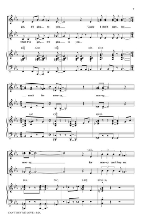 John Lennon_Paul McCartney, Can'T Buy Me Love Vocal Chorpartitur