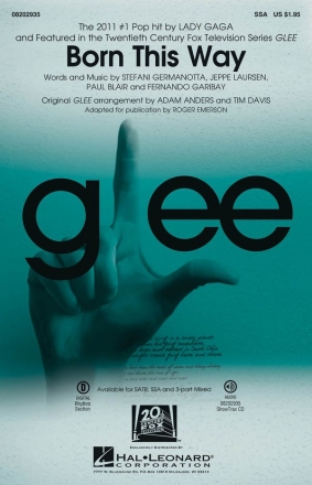 Fernando Garibay_Jeppe Laursen_Paul Blair_Stefani Germanotta, Born Thi SSA Chorpartitur