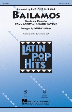 Mark Taylor_Paul Barry, Bailamos SATB Chorpartitur