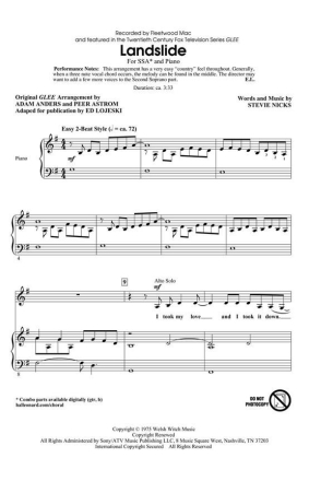 Landslide Chor CD