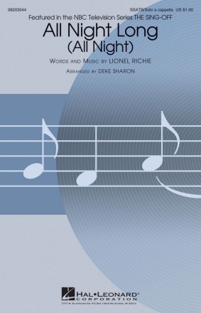 Lionel Richie, All Night Long All Night SSATB/Solo a Cappella Chorpartitur