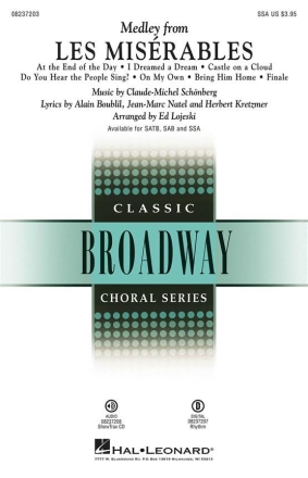 Alain Boublil_Claude-Michel Schnberg_Herbert Kretzmer_Jean-Marc Natel SATB Chorpartitur